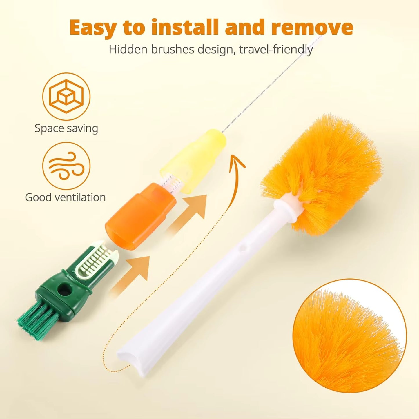 MultiBrush 5 in 1 Cleaning Brush