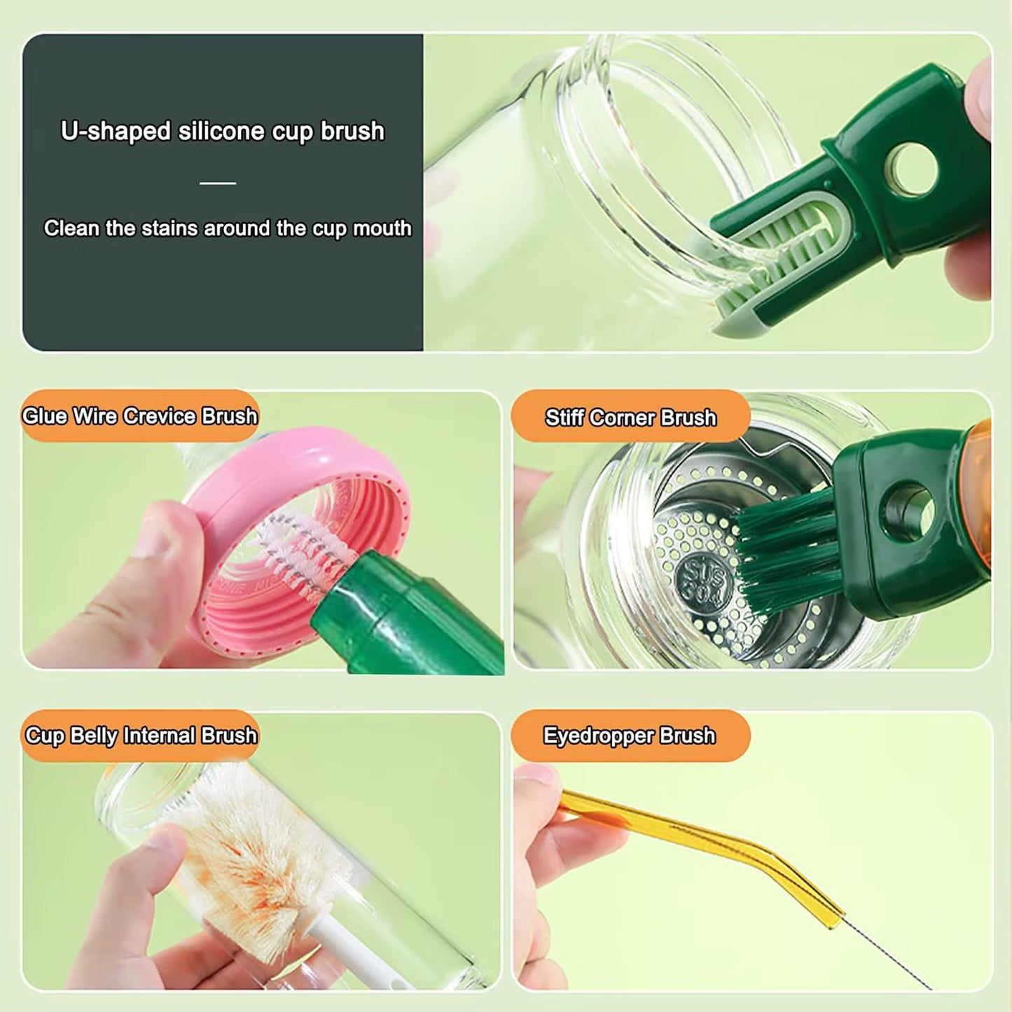 MultiBrush 5 in 1 Cleaning Brush